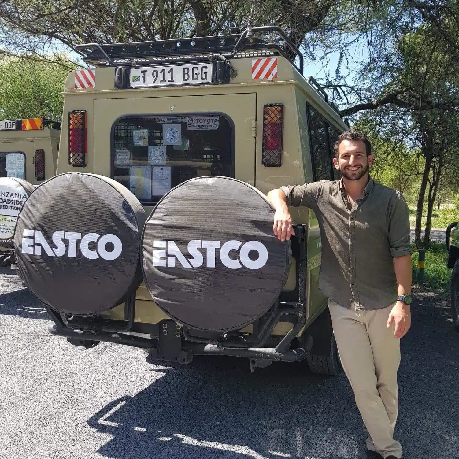 EASTCO safari vehicle in Tanzania