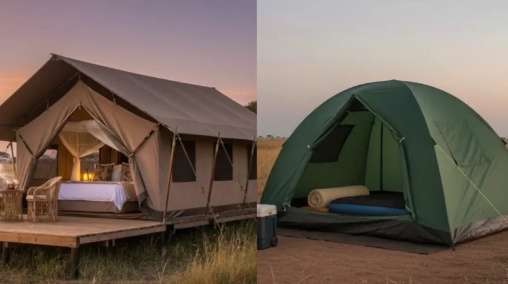 Camping in Safari Parks