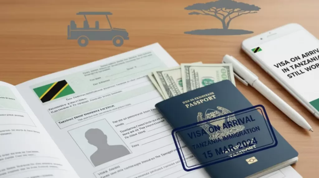Tanzania visa on arrival desk